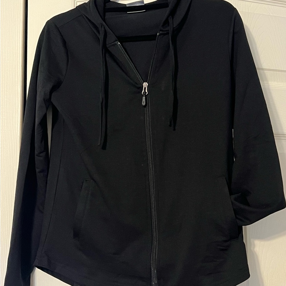 32 Degree Cool Women's Black Zip-Up Hoodie - Picture 2 of 9